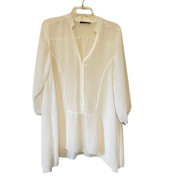Miraclesuit Other - Miracle Suit White Sheer Swimsuit CoverUp Sz Medium